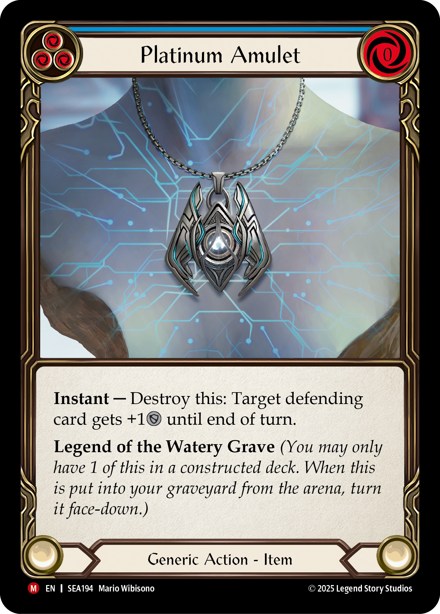 その他 Flesh and Blood Pearl Amulet High Seas Pearl Amulet (Treasure) - High Seas - Flesh and Blood TCG