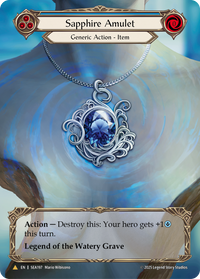 Sapphire Amulet (Treasure Pack)