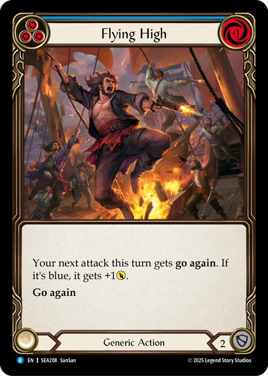 Flying High (Blue) - High Seas - Flesh & Blood TCG - FaB Foundry