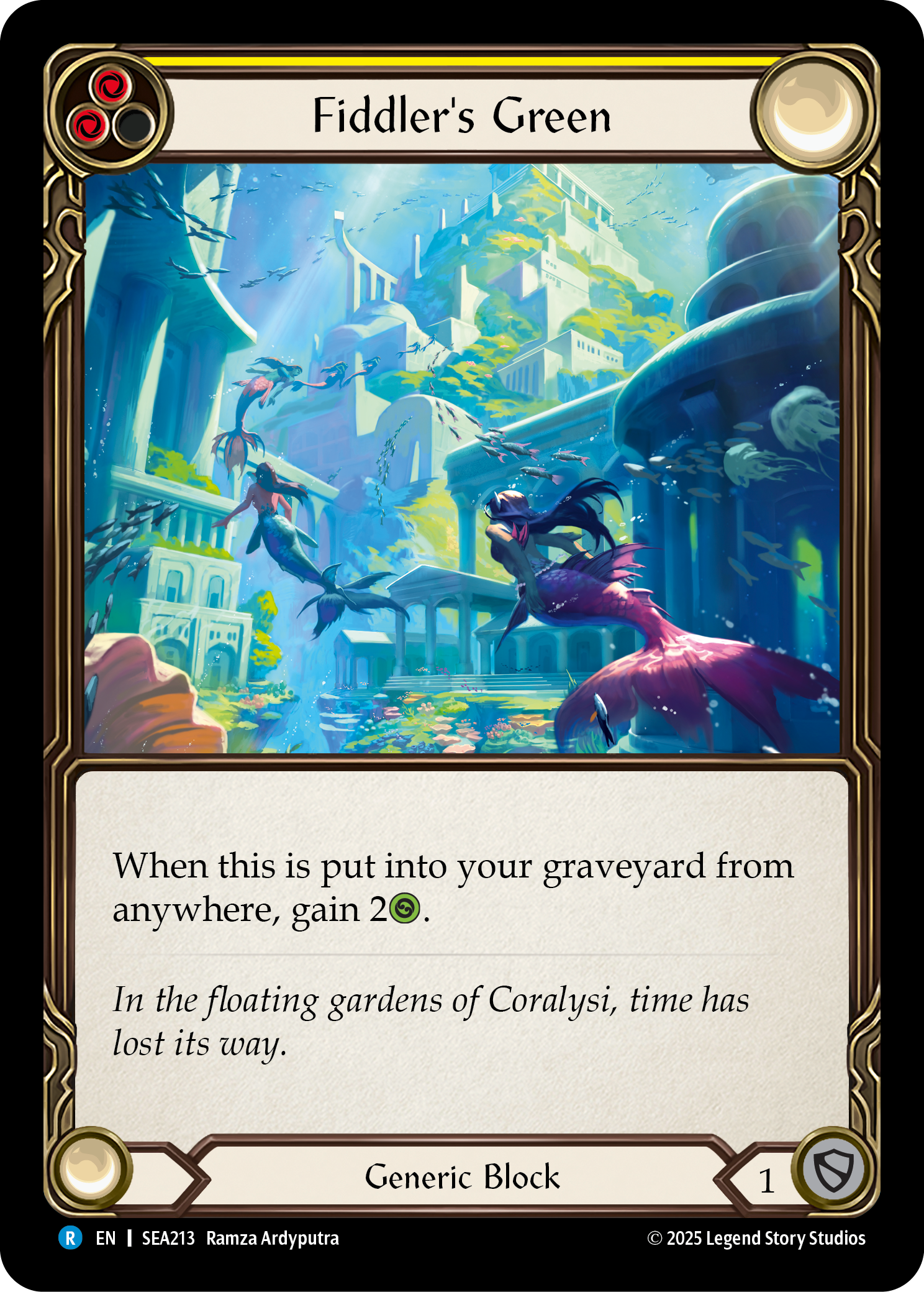 Fiddler's Green (Yellow) - High Seas - Flesh & Blood TCG - FaB Foundry