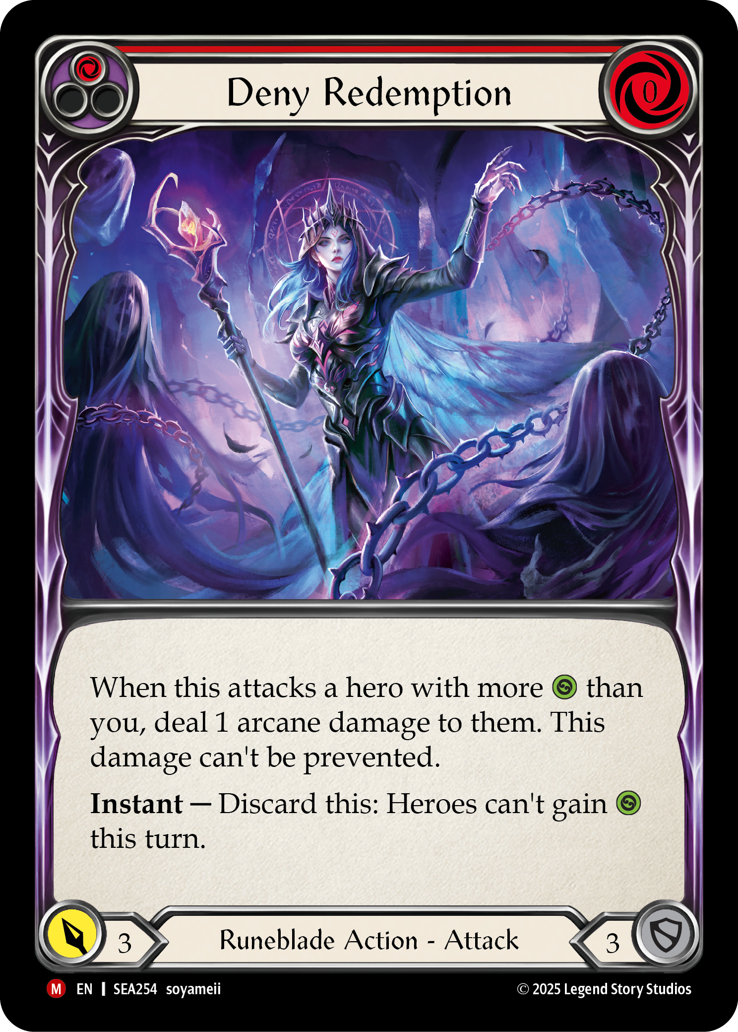 Deny Redemption - High Seas - Flesh & Blood TCG - FaB Foundry