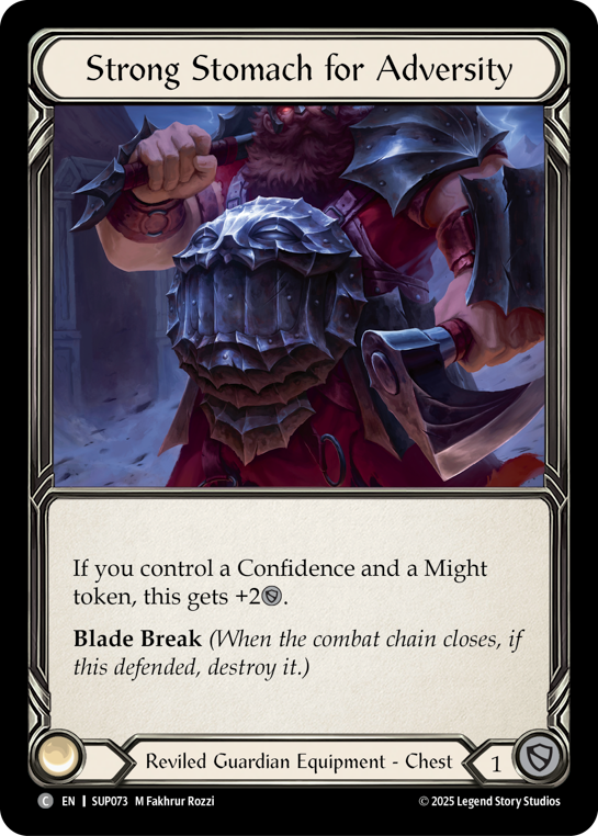 strong mtg cards Strong Stomach for Adversity - Super Slam
