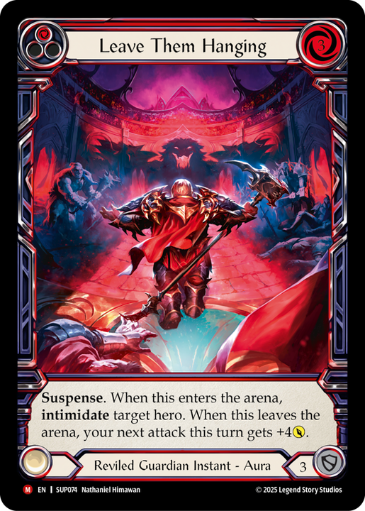 Leave Them Hanging (Extended Art) - Super Slam - Flesh & Blood TCG