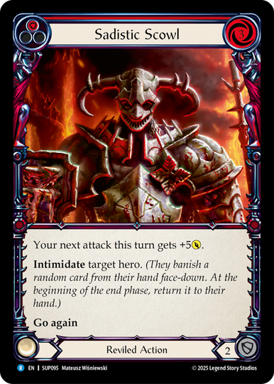 Sadistic Scowl - Super Slam - Flesh & Blood TCG – FaB Foundry