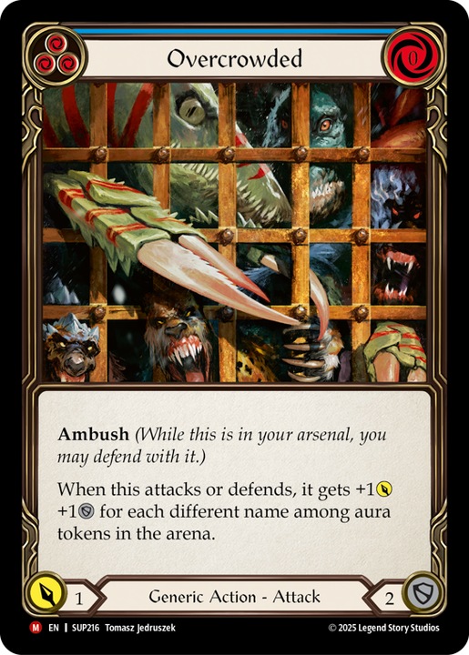 Overcrowded - Super Slam - Flesh & Blood TCG – FaB Foundry
