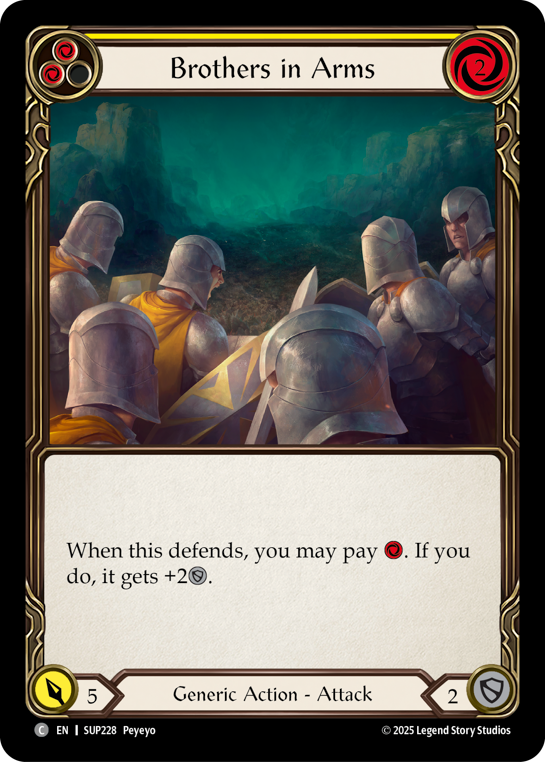 Brothers in Arms (Yellow)