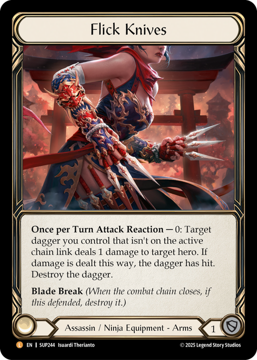 その他 Flick Knives RF Fab Flick Knives - Outsiders - Flesh and Blood TCG - TCGplayer.com
