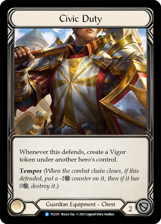 Civic Duty Round the Table - Flesh & Blood TCG - FaB Foundry