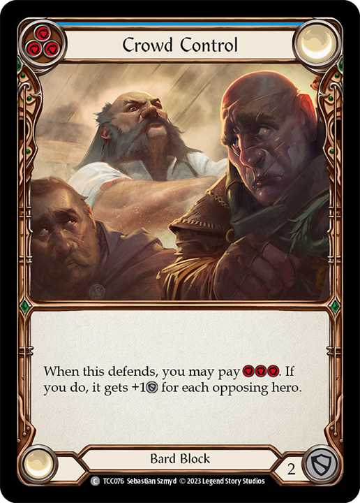 Crowd Control (Blue) Round the Table - Flesh & Blood TCG - FaB Foundry