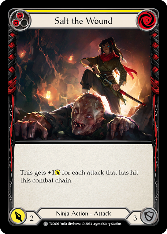 Salt the Wound (Yellow) Round the Table - Flesh & Blood TCG - FaB