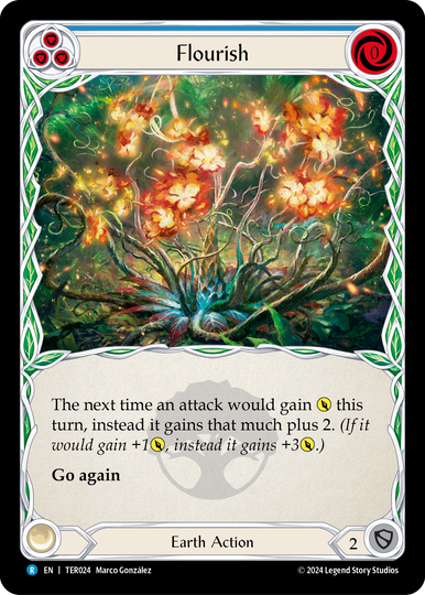 Flourish (Blue) - 1st Strike - Flesh & Blood TCG - FaB Foundry