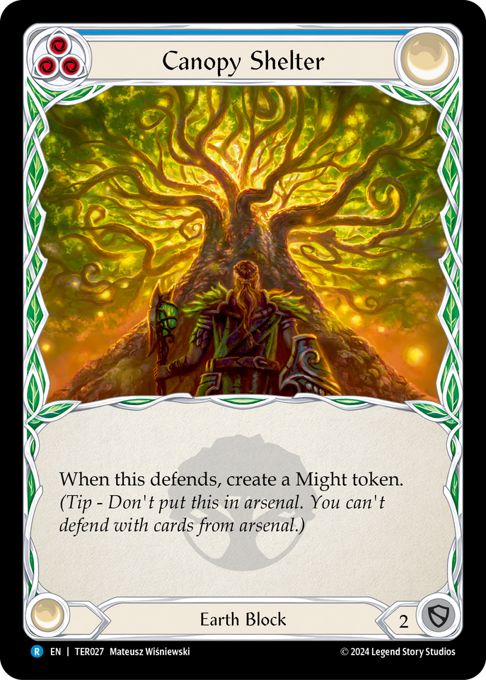 Canopy Shelter - 1st Strike - Flesh & Blood TCG - FaB Foundry