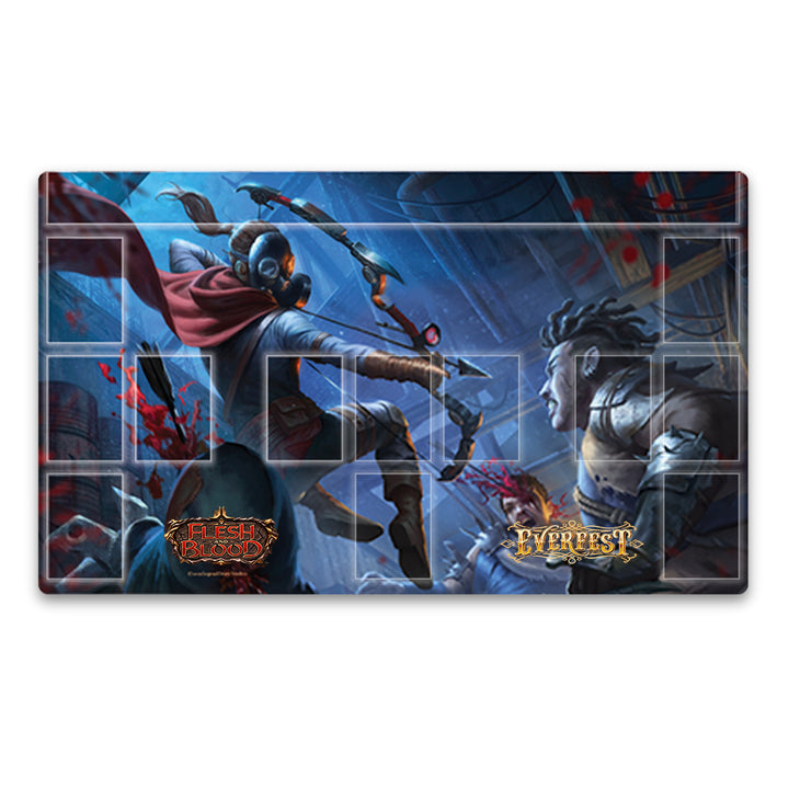 Flesh and Blood プレイマット　ドリンシア　アイアンソング　サイン Flesh and Blood プレイマット ドリンシア アイアンソング サイン