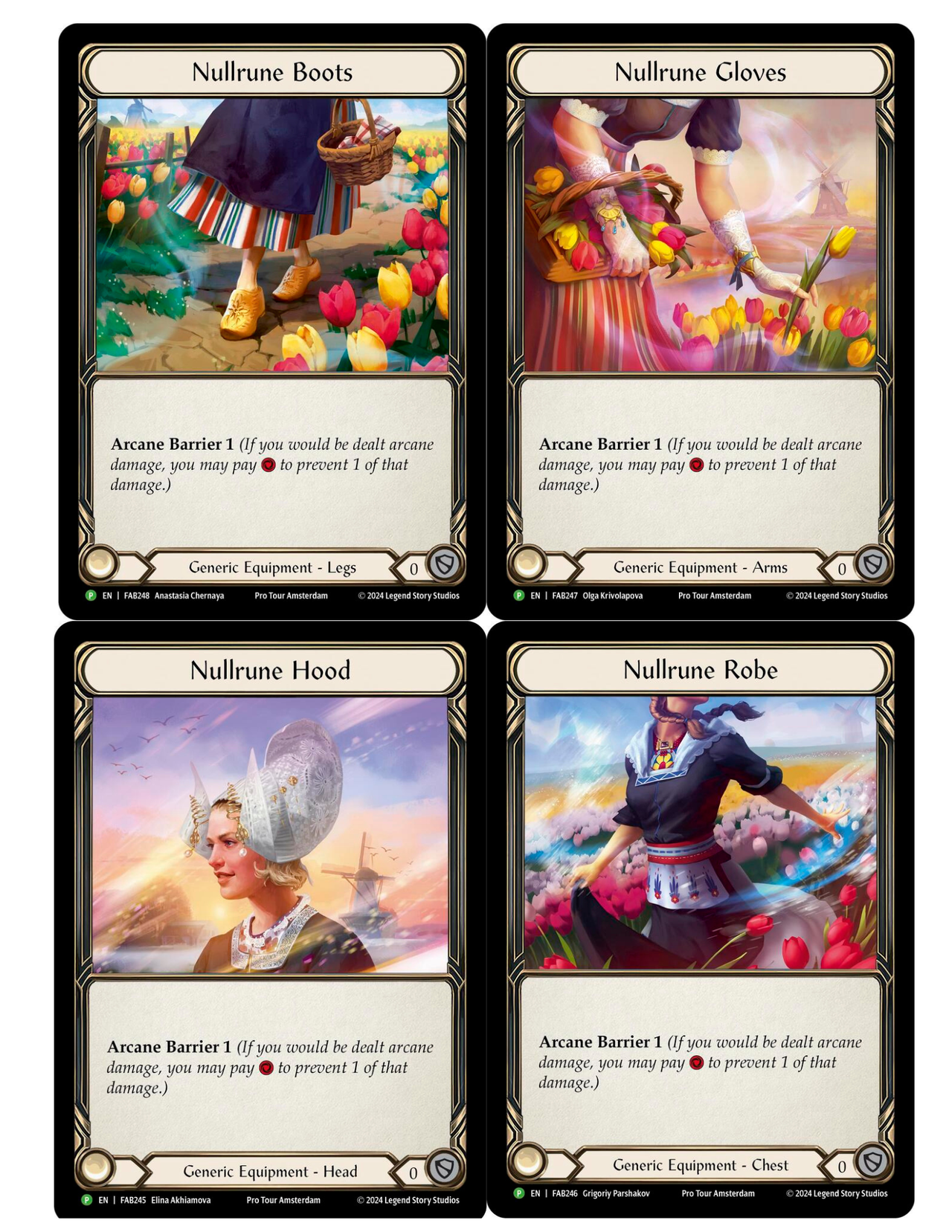 Nullrune FULL SET (Pro Tour Amsterdam) (Promo)