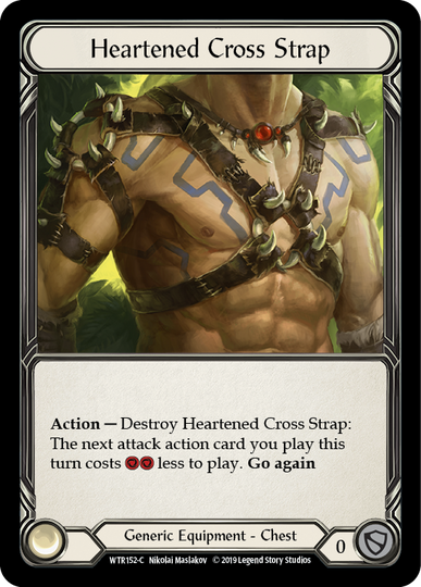 Heartened Cross Strap - Cold Foil - Flesh & Blood TCG