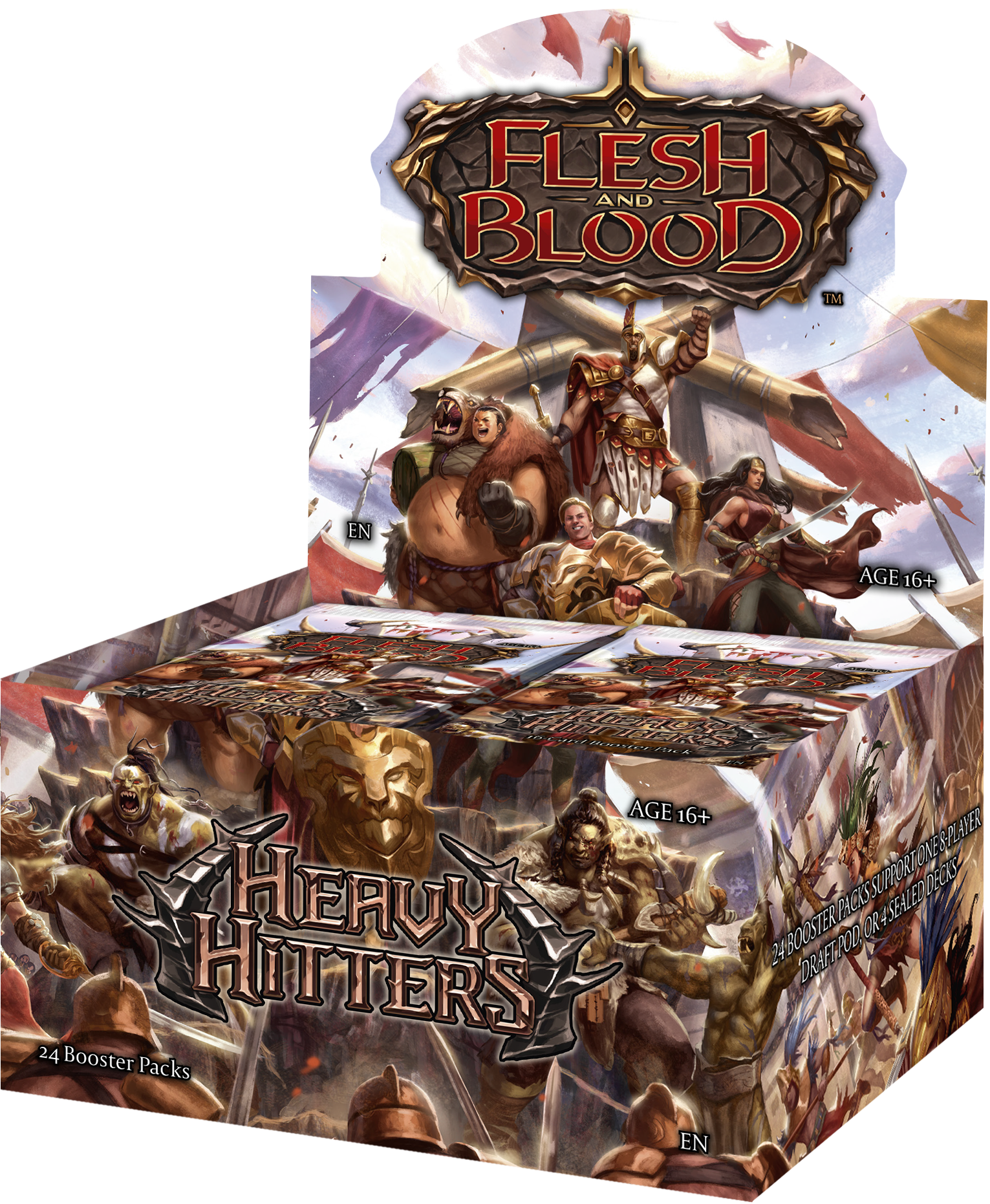 Flesh and Blood ブースターボックス 新品未開封2BOXセット Heavy Hitters - Booster Box - Flesh & Blood TCG - FaB Foundry