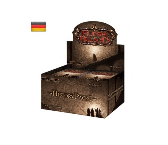 Flesh and Blood TCG: History Pack 1 Black Label Booster Box - Spanish Flesh and Blood TCG: History Pack 1 Black Label Booster Box - Spanish