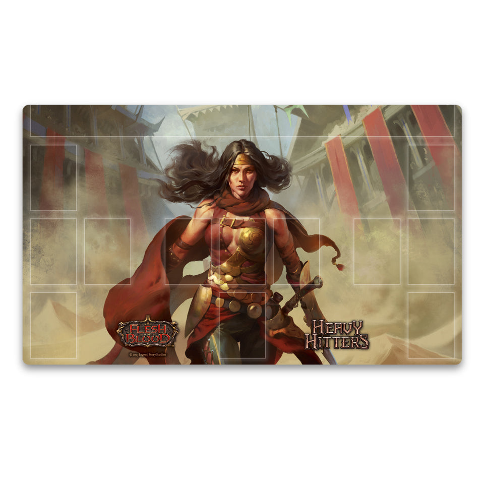 Kassai of the Golden Sand Playmat