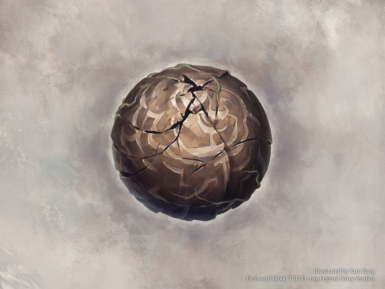 Cracked Bauble Playmat