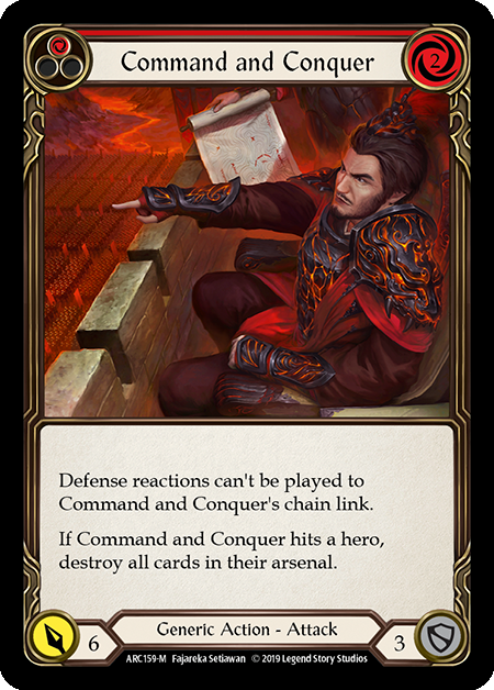征服の命令 nf 英 2枚セット FaB Command and conquer Command and Conquer - Flesh & Blood TCG - Arcane Rising