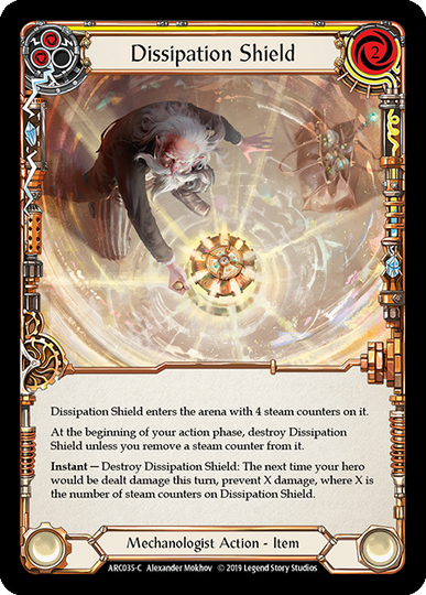 Dissipation Shield - Flesh & Blood TCG - Arcane Rising – FaB Foundry