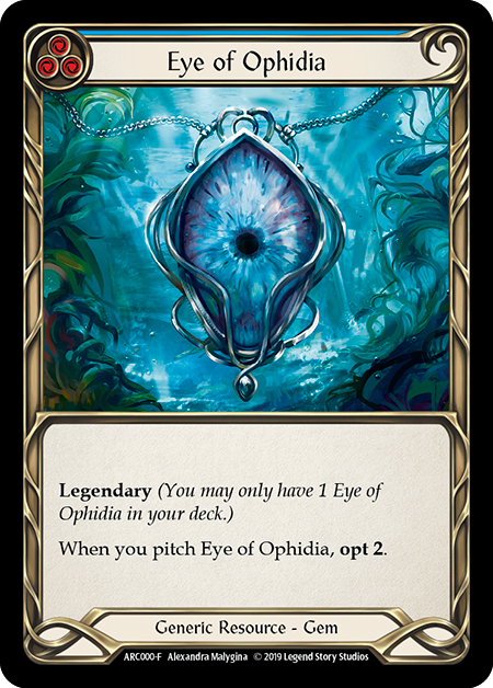 その他 Eye of Ophidia (RF) flesh and blood Eye of Ophidia - Flesh & Blood TCG - Arcane Rising – FaB Foundry