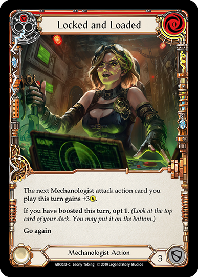 Locked and Loaded Red - Flesh & Blood TCG - Arcane Rising