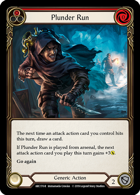flesh and blood rudy card Plunder Run Red - Flesh & Blood TCG