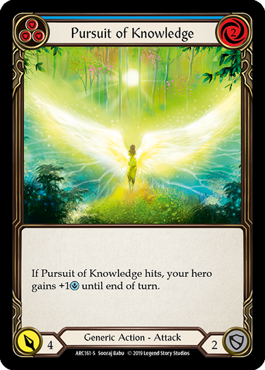 Pursuit of Knowledge - Flesh & Blood TCG - Arcane Rising – FaB Foundry