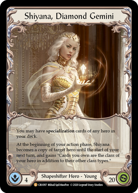 その他 Flesh and Blood Shiyana, Diamond Gemini Shiyana Diamond Gemini - Flesh & Blood TCG - Crucible of War