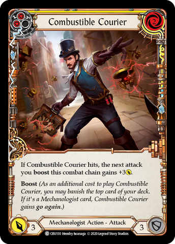 Combustible Courier - Yellow