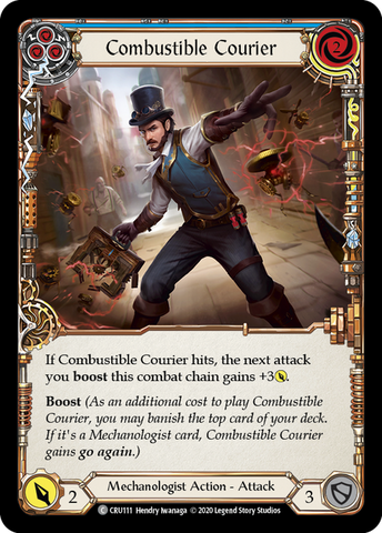 Combustible Courier - Blue