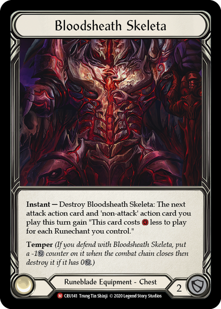Bloodsheath Skeleta - Flesh & Blood TCG - Crucible of War Bloodsheath Skeleta - Flesh & Blood TCG - Crucible of War