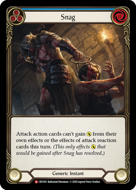 Snag - Flesh & Blood TCG - Crucible of War - FaB Foundry Snag - Flesh & Blood TCG - Crucible of War - FaB Foundry