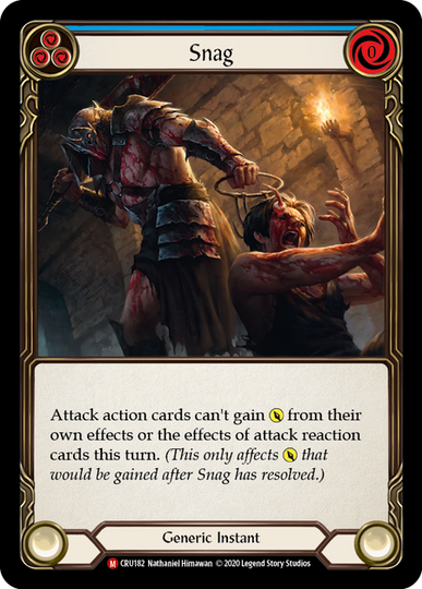 Snag 3枚 flesh and blood fab Snag - Flesh & Blood TCG - Crucible of War - FaB Foundry