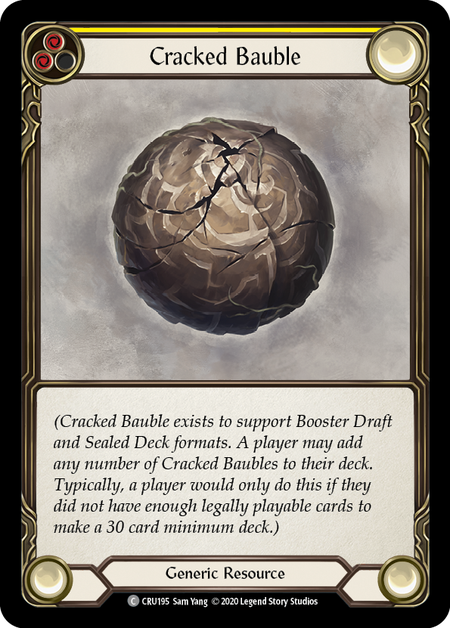 Cracked Bauble (Rainbow Foil)