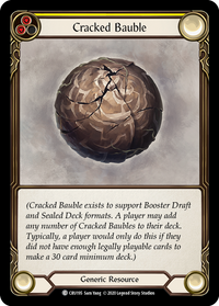 Cracked Bauble (Rainbow Foil)