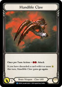Mandible Claw Left