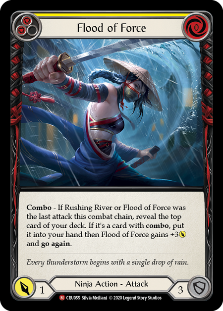 Flood of Force - Flesh & Blood TCG - Crucible of War
