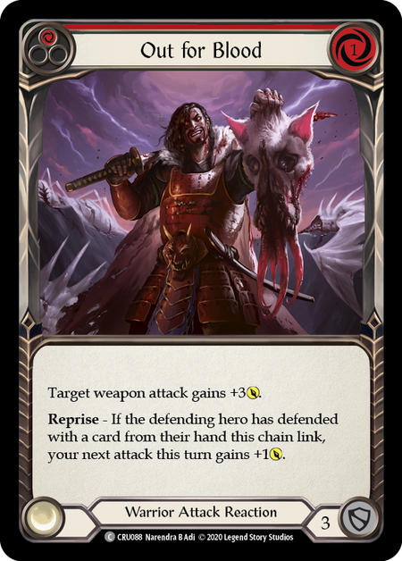 Out for Blood - Red – FaB Foundry Out for Blood - Red – FaB Foundry