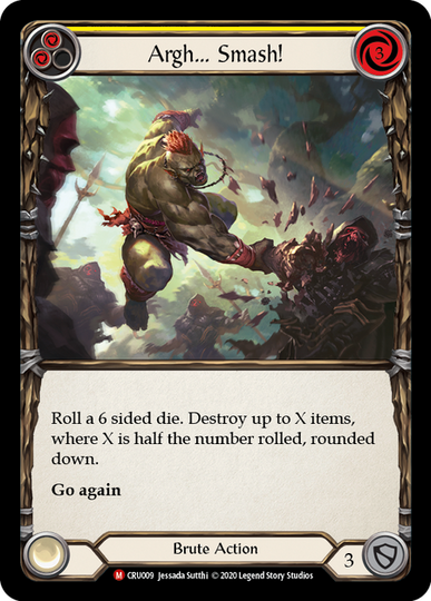 Argh Smash! - Flesh & Blood TCG - Crucible of War - FaB