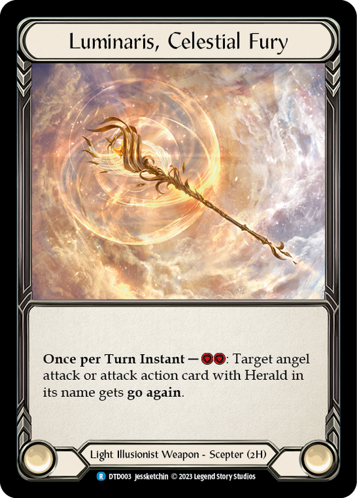 その他 FaB Luminaris Luminaris, Celestial Fury - Dusk Til Dawn - Flesh & Blood TCG
