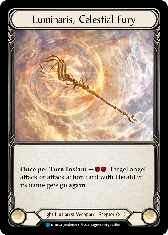 Luminaris, Celestial Fury - Dusk Til Dawn - Flesh & Blood TCG