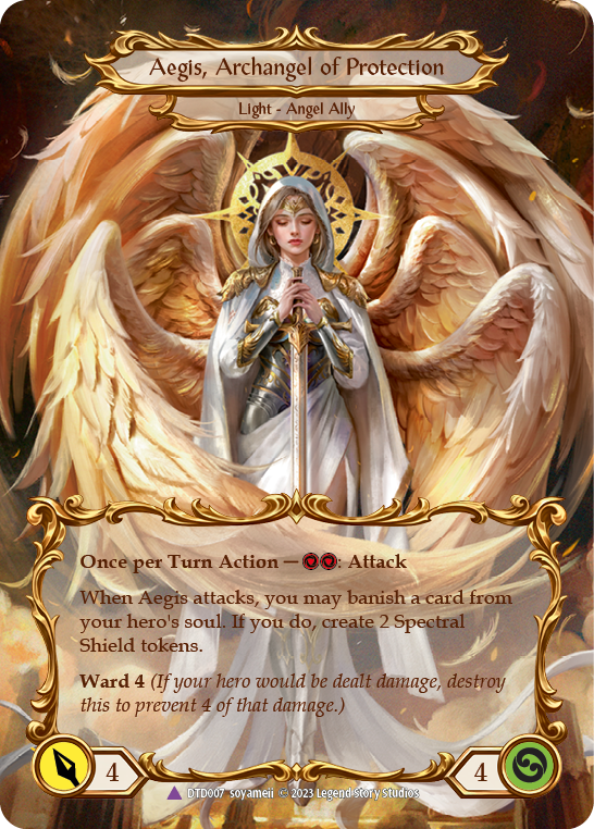 Figment of Protection // Aegis, Archangel of Protection Figment of Protection // Aegis, Archangel of Protection