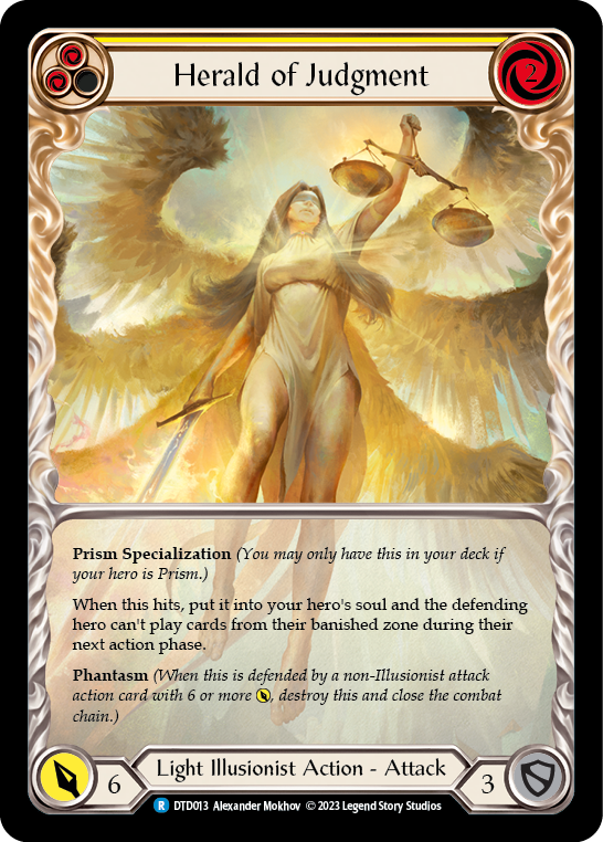 Herald of Judgment - Dusk Til Dawn - Flesh & Blood TCG - FaB