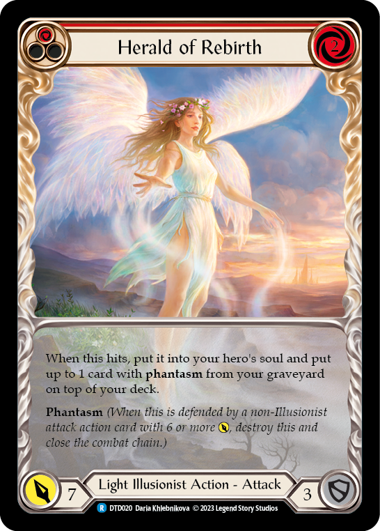 Herald of Rebirth (Red) - Extended Art