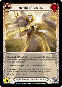 Herald of Tenacity (Red) - Extended Art
