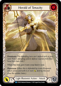 Herald of Tenacity (Yellow) - Extended Art