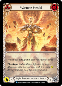 Wartune Herald (Blue) - Extended Art
