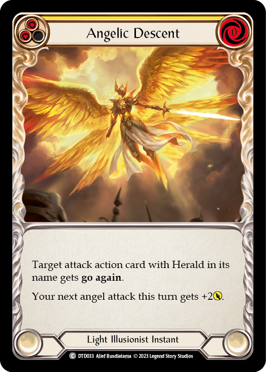 Angelic Descent (Yellow)